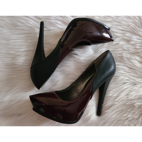 NWOB|Circus by Sam Edelman Jaelyn Burgundy Platform Pumps, 8.5 - Picture 3 of 7